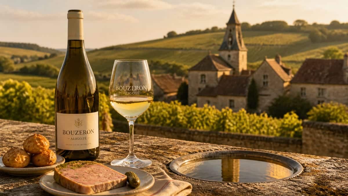 Bouzeron : le blanc de Bourgogne aligoté AOP de la côte chalonnaise.