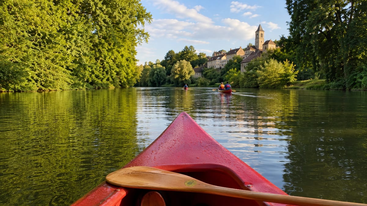 Où faire du canoë sur la Saône, de sa source à sa confluence ?