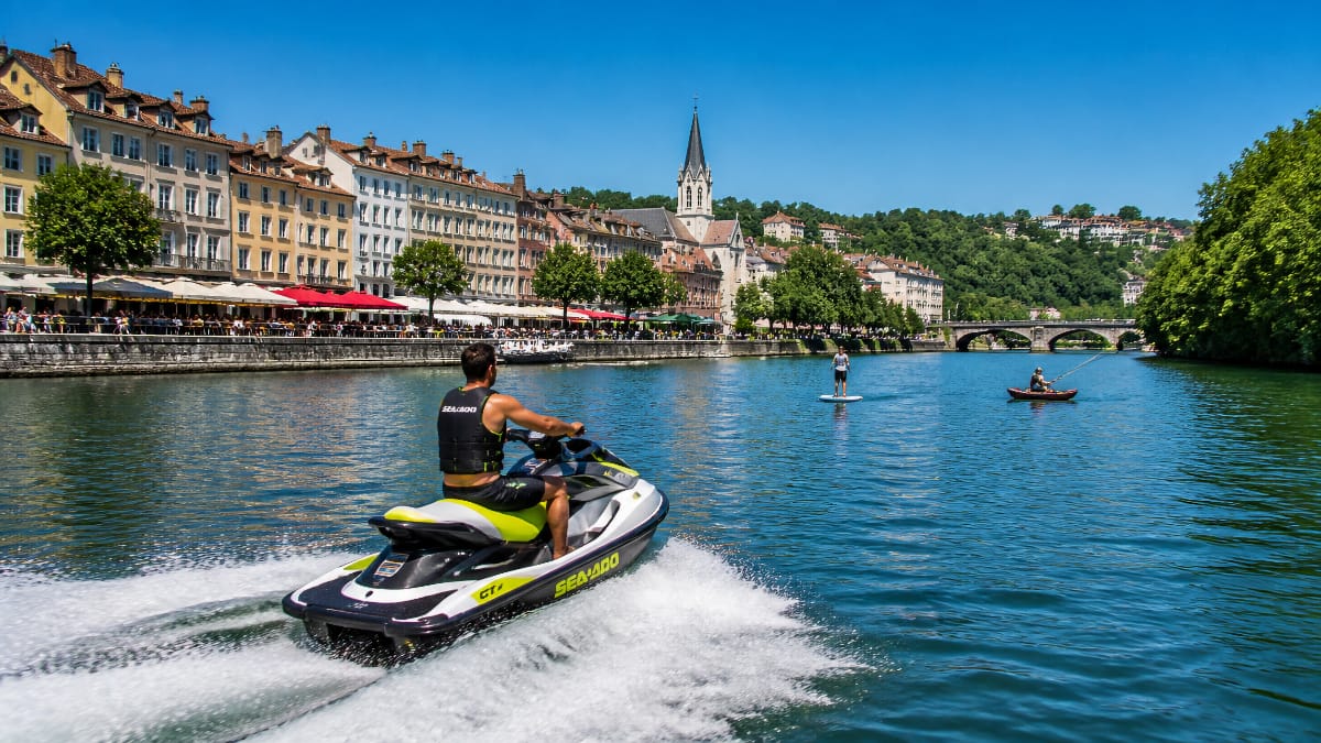 Jet-ski sur la Saône, ce qui est vraiment autorisé