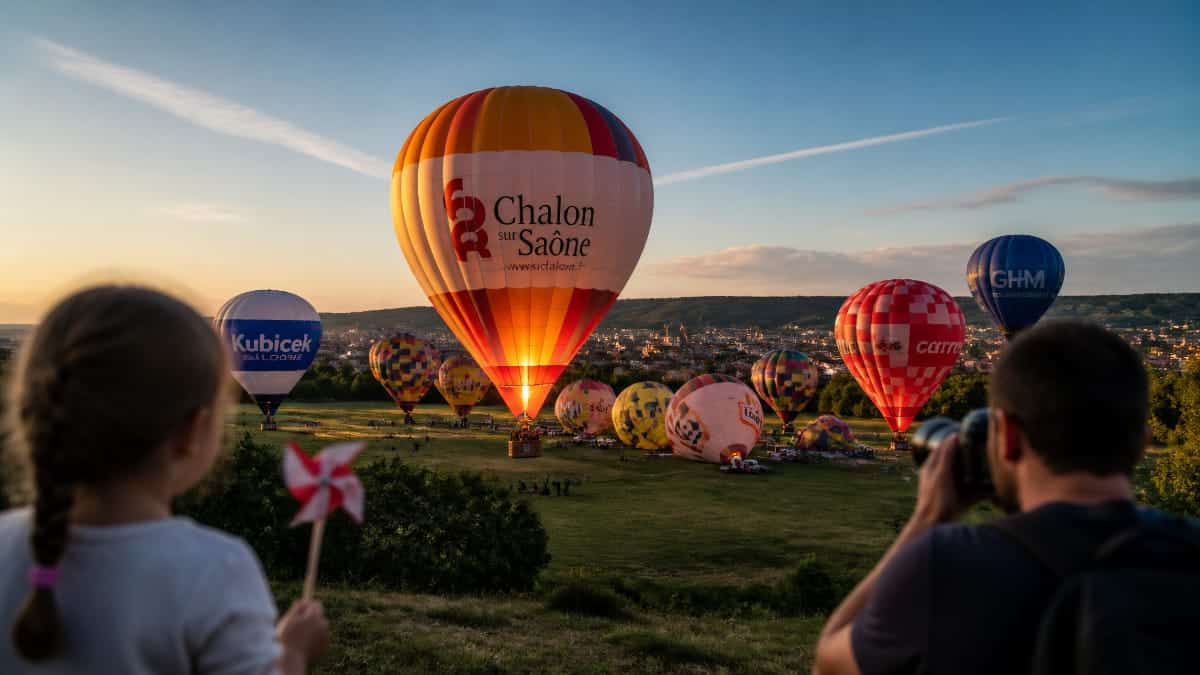 Montgolfiades 2026 à Chalon-sur-Saône. Les meilleurs moments pour voir les montgolfières au-dessus de la Saône