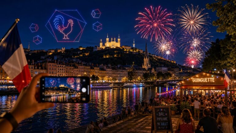 Feu d'artifice du 14 juillet : où aller au bord de la Saône ?