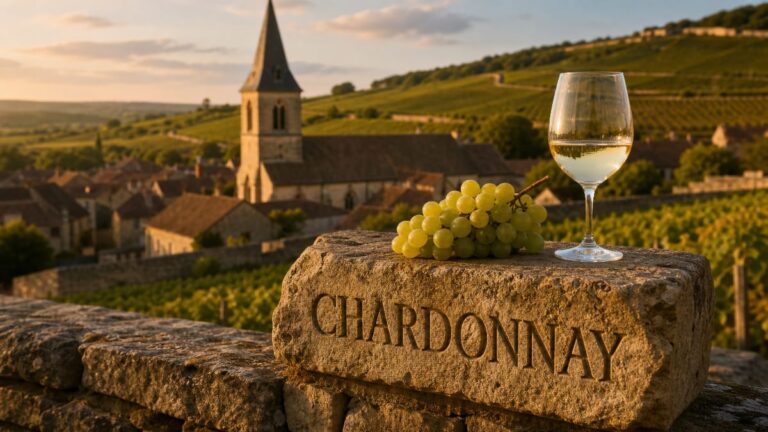Chardonnay, le village de Saône-et-Loire qui a donné son nom au plus célèbre des cépages