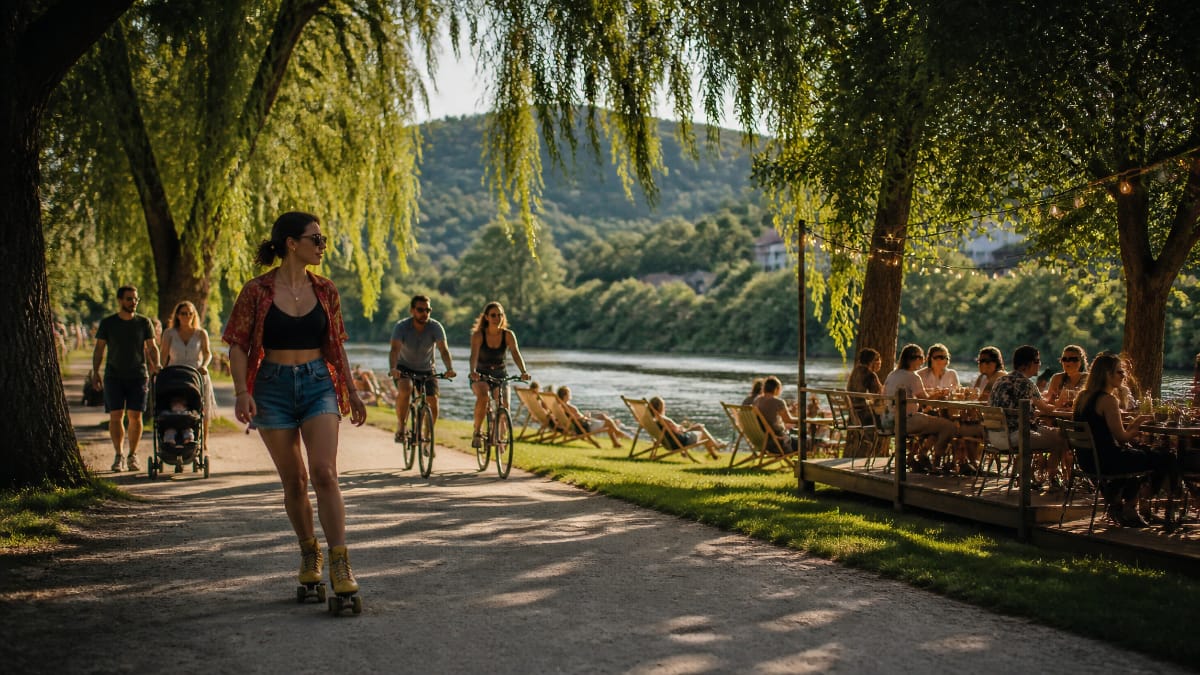 Guinguettes de Rochetaillée-sur-Saône : la promenade à faire au bord de l’eau, entre restos et détente