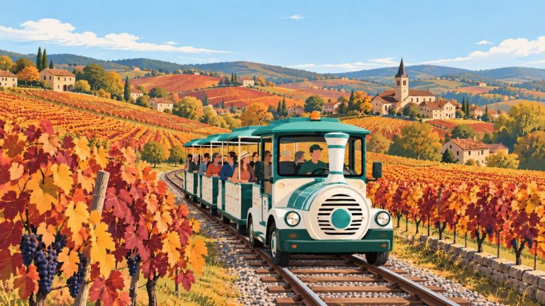 Moulin-à-Vent Express : Un petit train pour découvrir Moulin-à-Vent au temps des vendanges