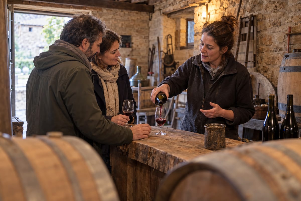 Dégustation et échange avec une vigneronne du cru Moulin-à-Vent