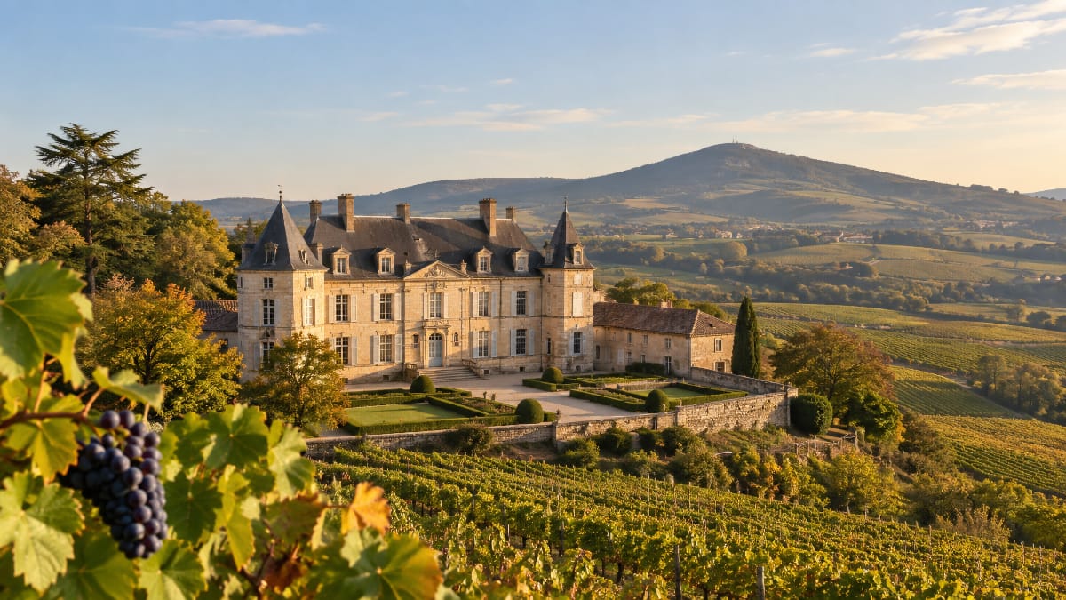 Château de La Chaize à Odenas : Ce château du Beaujolais cache un étonnant parfum de Versailles