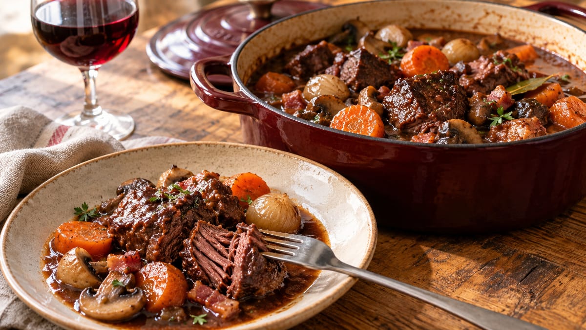 Bœuf bourguignon : une spécialité de Bourgogne à cuisiner et à partager