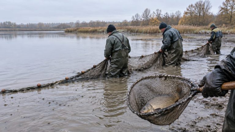 Poissons de Dombes : Journées Découverte pour voir la pêche d’étang, goûter la carpe et rencontrer les producteurs