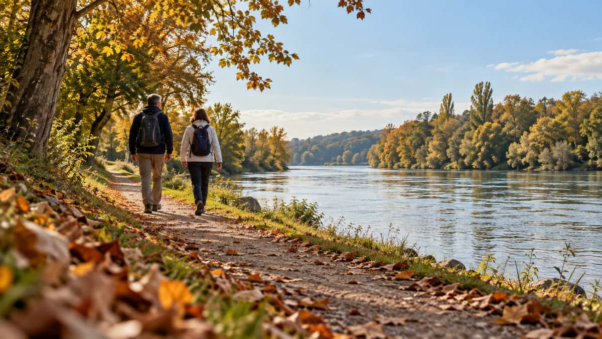 Balades au bord de la Saône, Avec une poussette, en famille, à pied ou à vélo