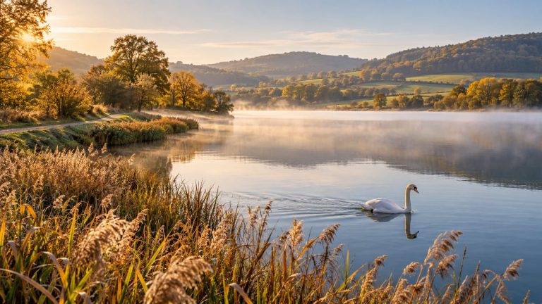 Réservoir de Cercey : balade, pêche et nature en Bourgogne