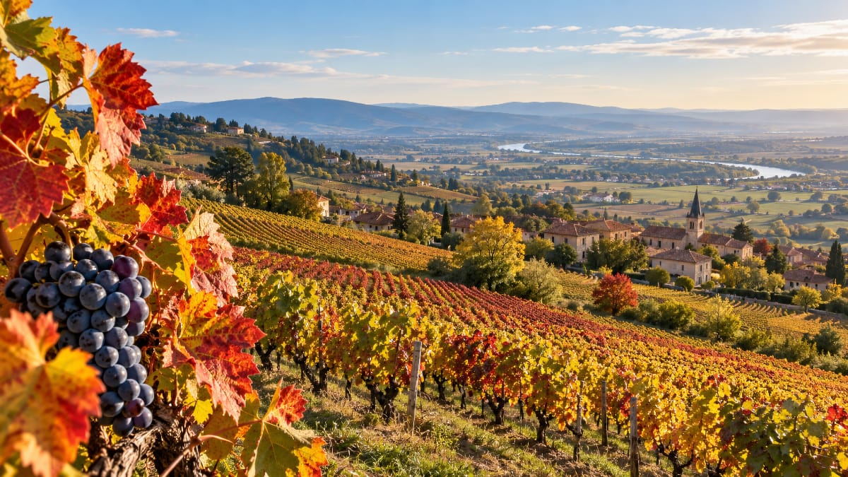 Les vignobles de la Saône : Beaujolais, Mâconnais, Côte chalonnaise, Haute-Saône : choisissez votre escapade entre vignes, villages, dégustations et paysages.