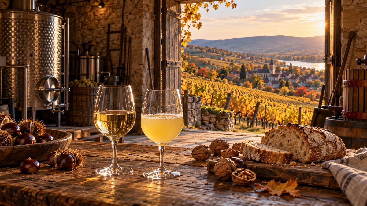 Vin bourru, moût, vin nouveau : quelles différences après les vendanges ?